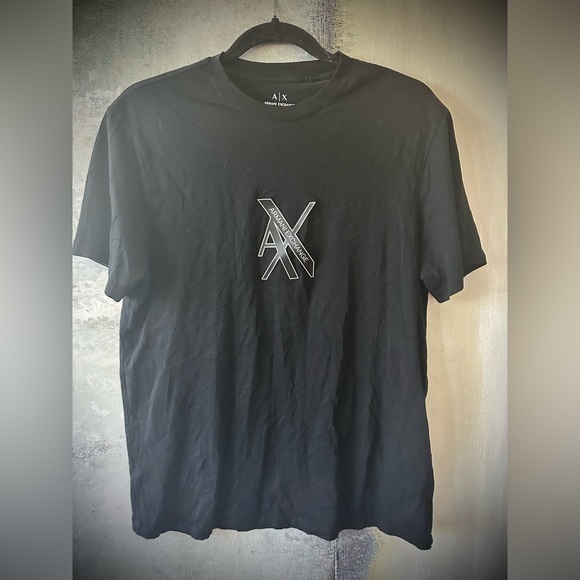 Sale — A/X Armani Exchange Black T-Shirt, M - Picture 1 of 2